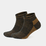 Alpaca Wool Thermal Full Terry Short Hiking Socks for Men & Women - Optic Effect