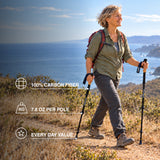 Ultra Light 100% Carbon Fiber Trekking Poles