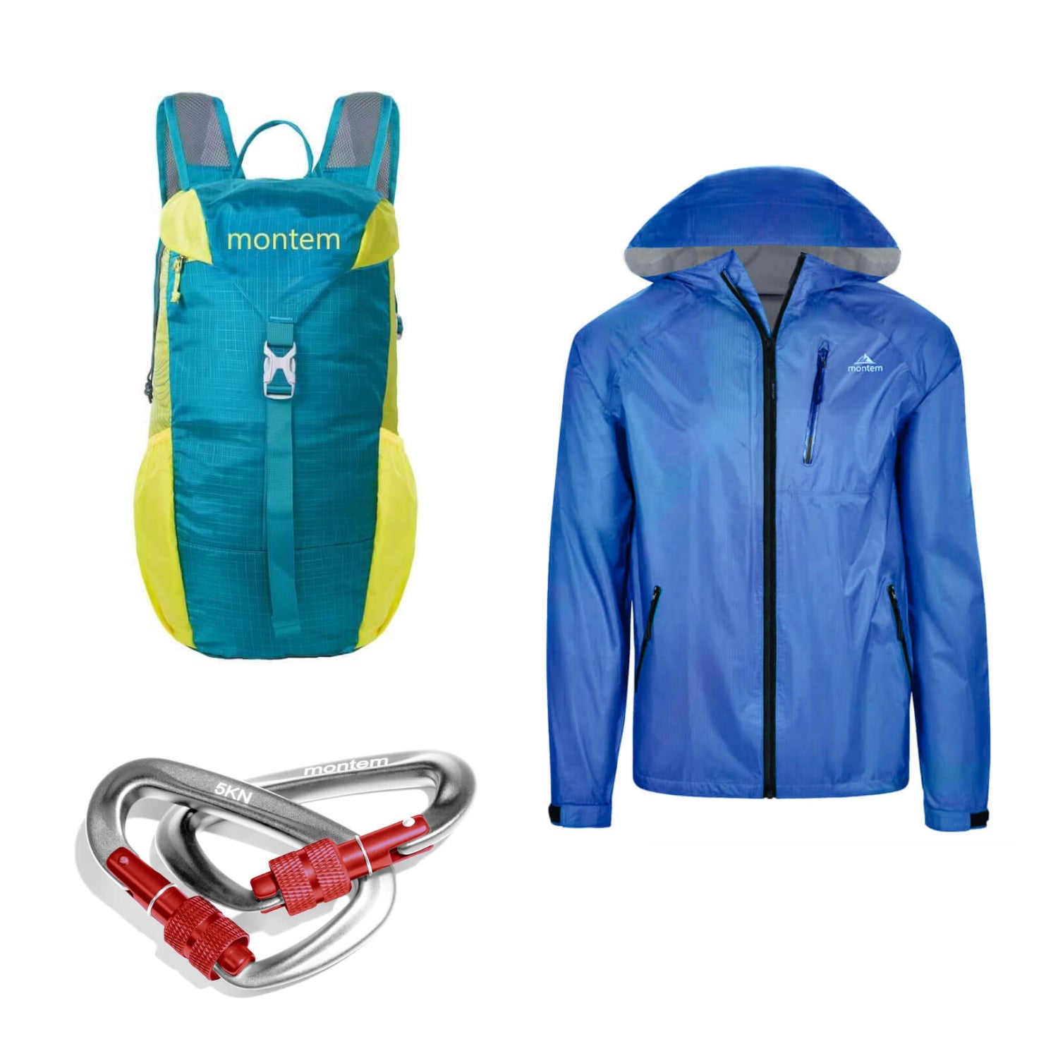 complete rain suit with carry bag The Hydro Bundle, S / Aqua Blue / Alani